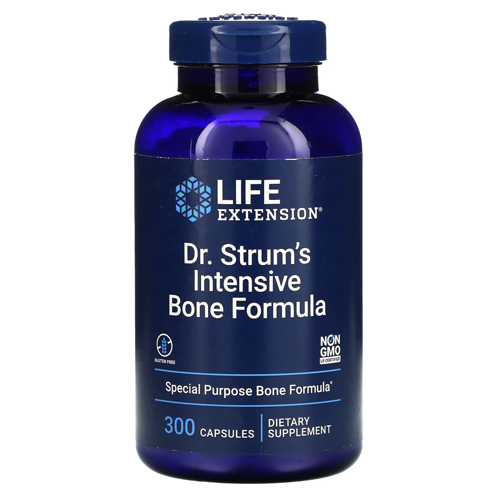 Life Extension Dr. Strum's Intensive Bone Formula / 300 Capsules